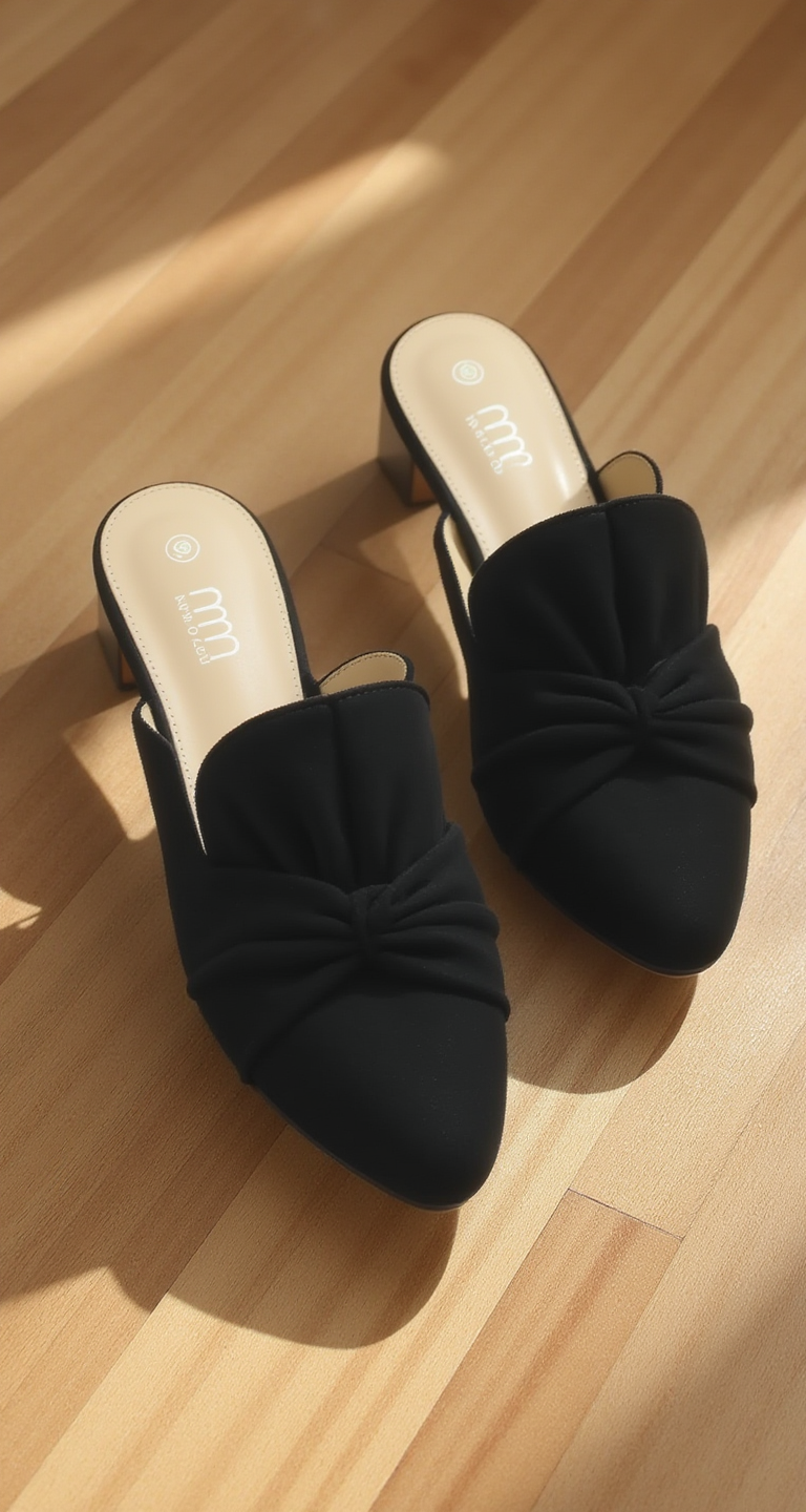 Selah Pointed-Toe Mules | Casual & Comfortable Half Slippers for Women