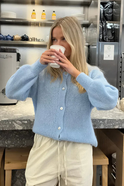Knitted Vest - Baby Blue