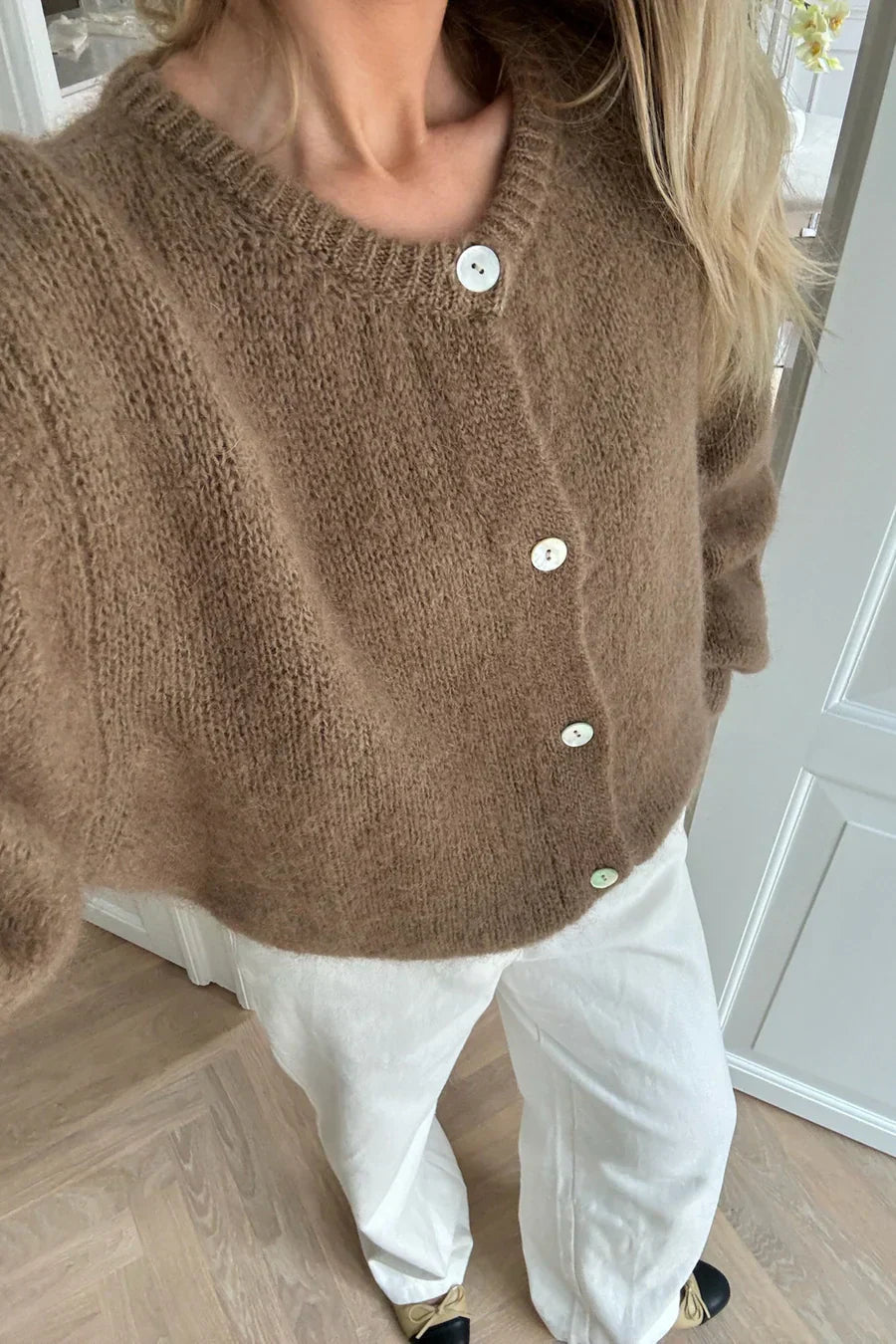 Knitted Vest - Brownie