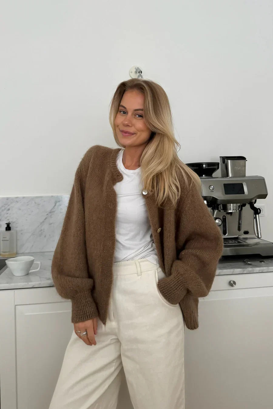 Knitted Vest - Brownie