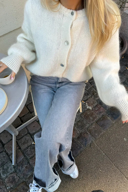 Knitted Vest - White