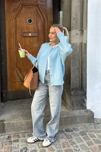 Knitted Vest - Baby Blue