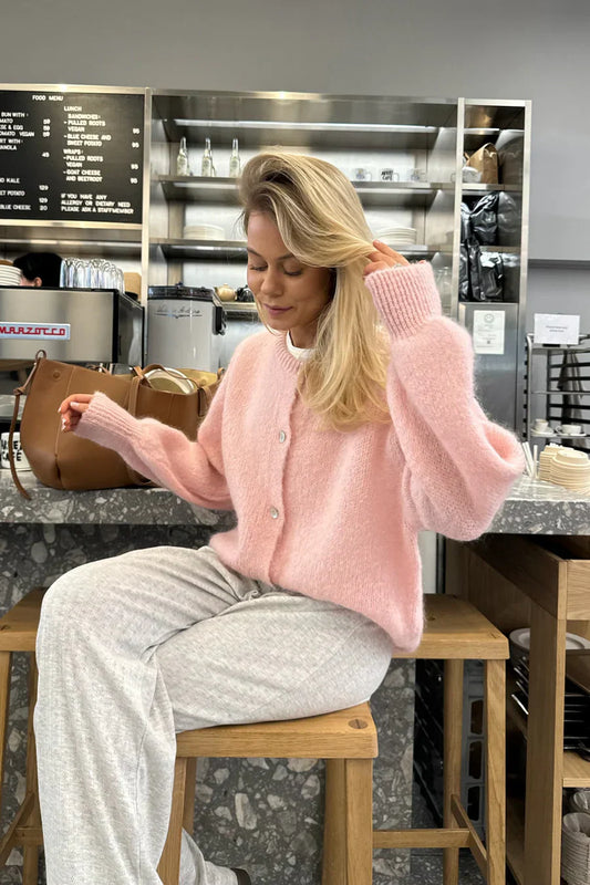 Knitted Vest - Baby Pink