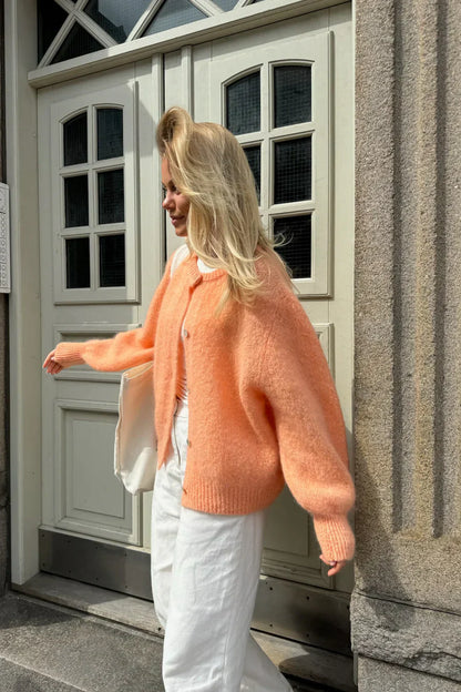 Knitted Vest - Orange